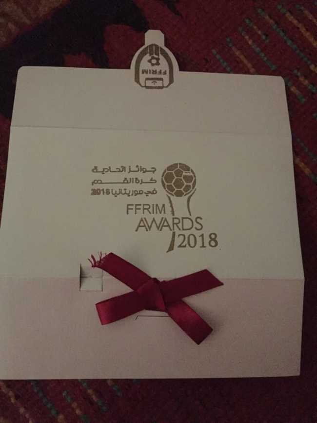Carte invitation pour la Cérémonie de FFRIM AWARDS 201