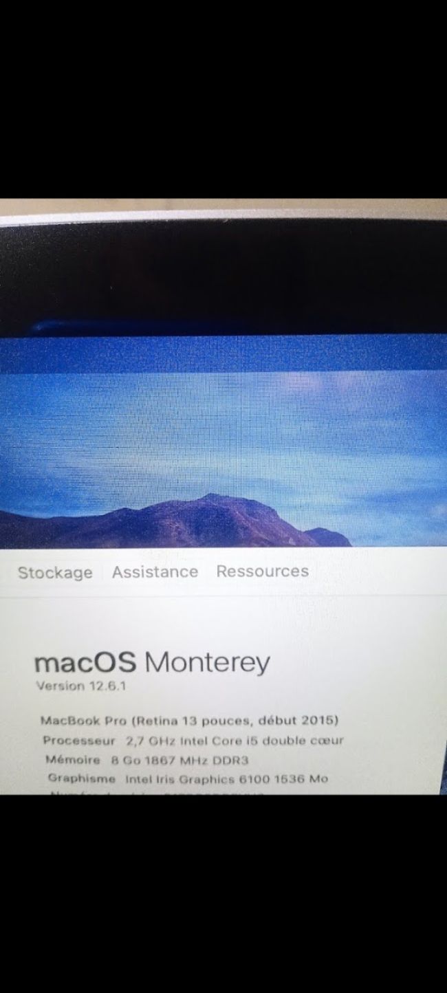 MacBook pro retina 2015