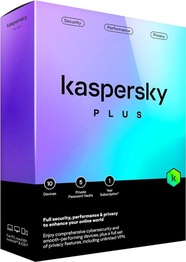 Anti-virus Kaspersky Plus لجهاز واحد