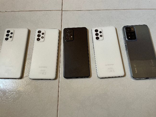 Des téléphones Samsung 