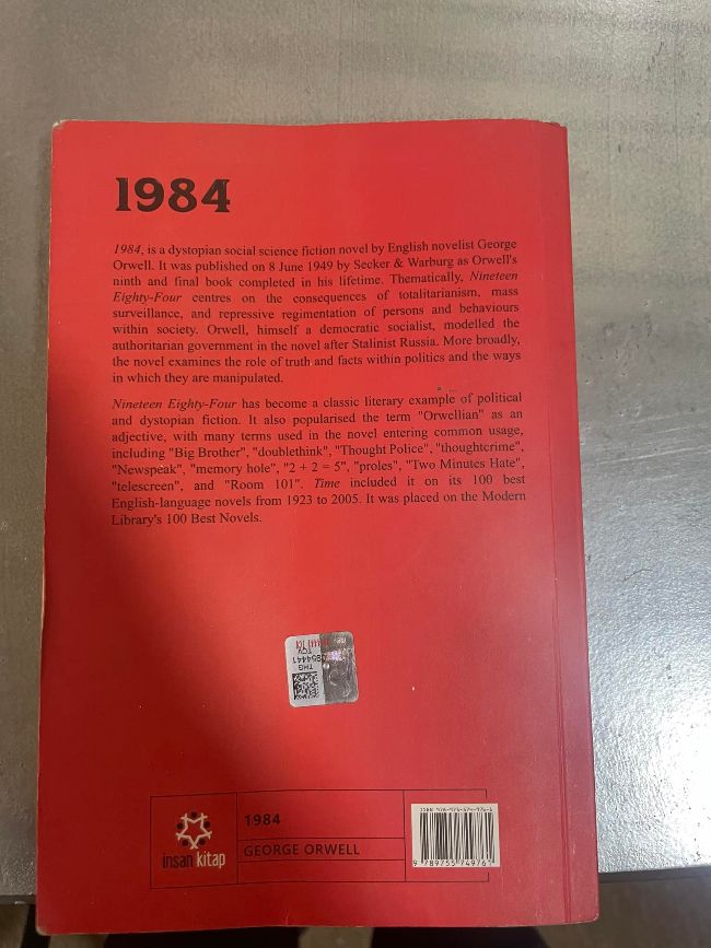 كتاب جورج أورويل الغني عن التعريف 1984